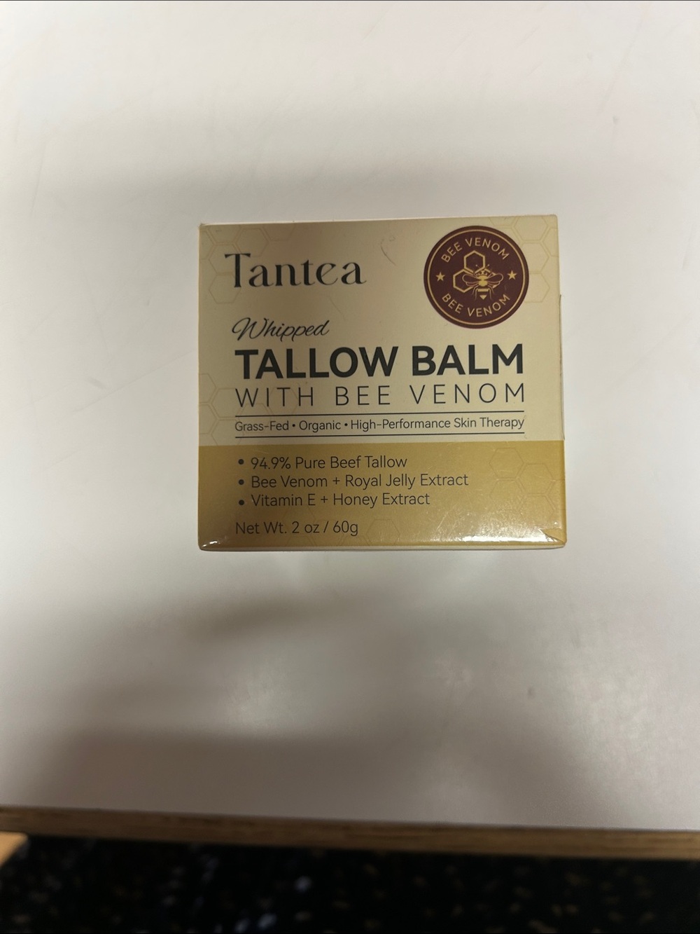 Whipped Tallow Balm with Bee Venom — Gold